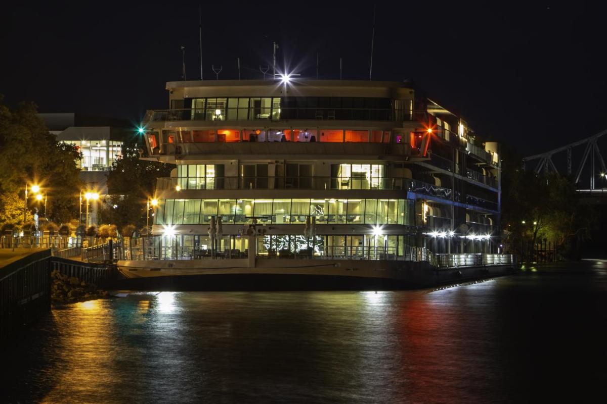 Competition entry: Big Boat Riverside at night