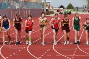 Competition entry: Girls track meet race